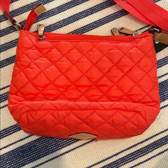 NWT MZ Wallace Metro Scout Deluxe Crossbody Bag in Poppy - Picture 4 of 14